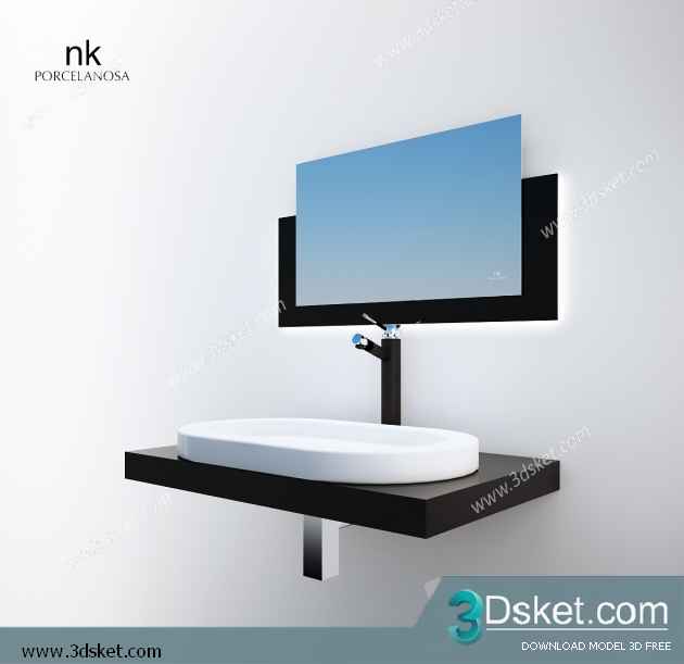 Free Download Wash Basin 3D Model 079