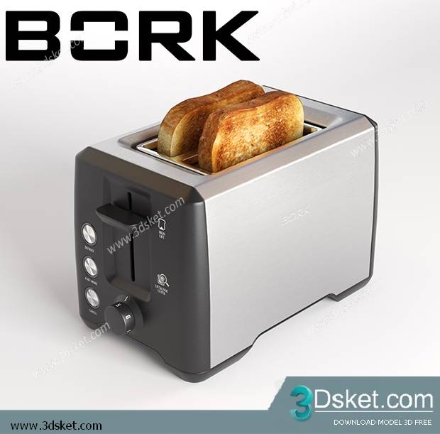 Free Download Kitchen Appliance 3D Model 0108