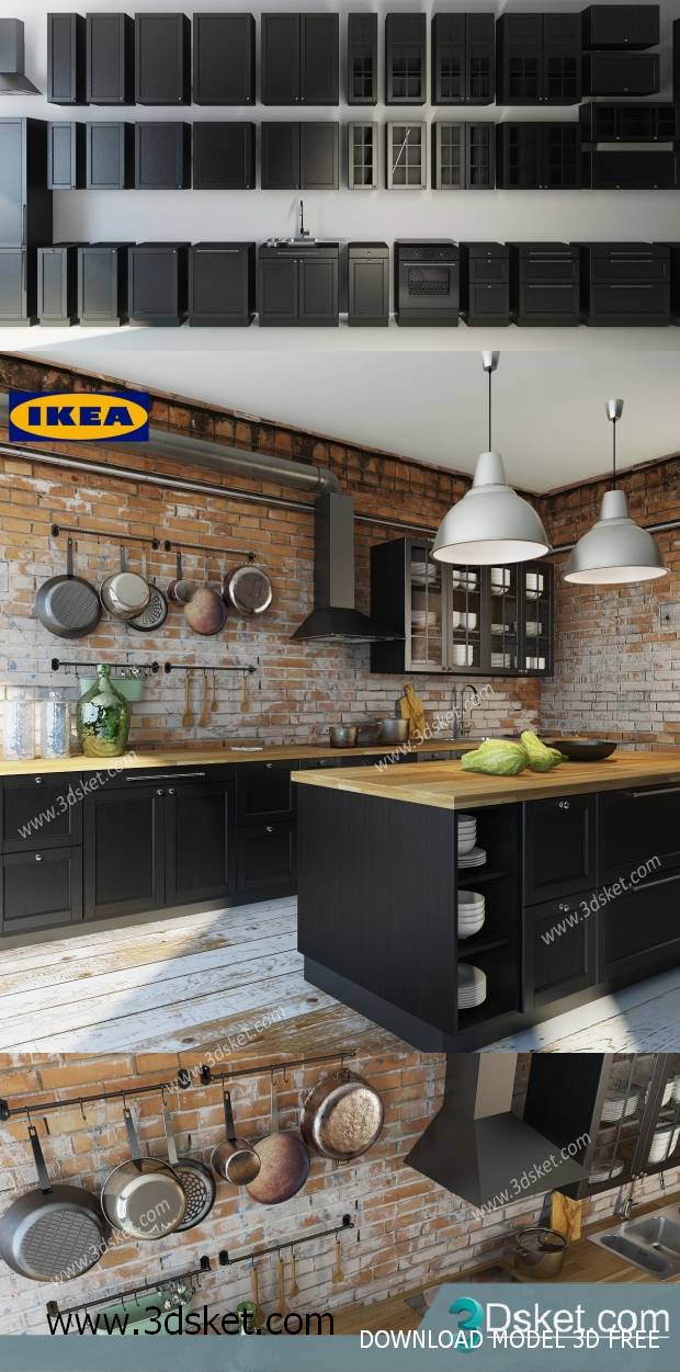 Free Download 3D Models Tableware Kitchen 099