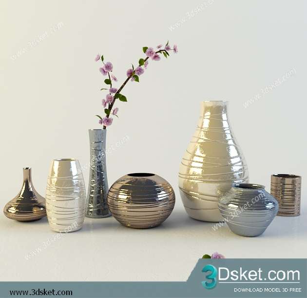 Free Download Vase 3D Model 079