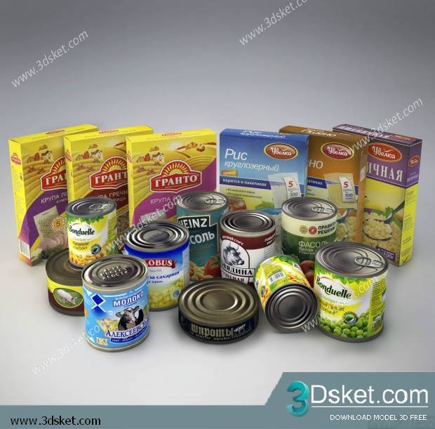 Free Download 3D Models Tableware Kitchen 0100