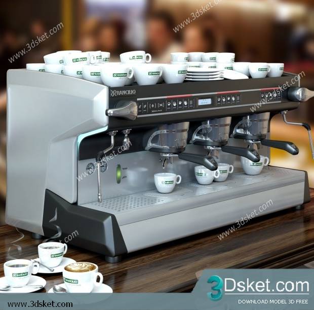 Free Download Kitchen Appliance 3D Model 0109