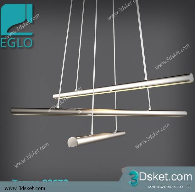 Free Download Ceiling Light 3D Model 0110
