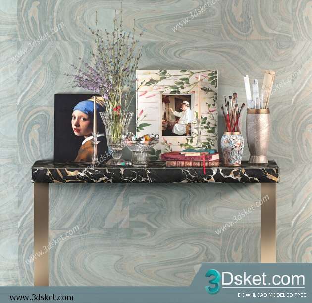 Free Download Decorative set 3D Model 0153