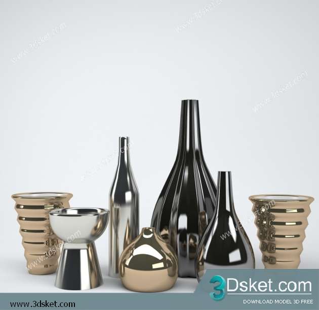 Free Download Vase 3D Model 084
