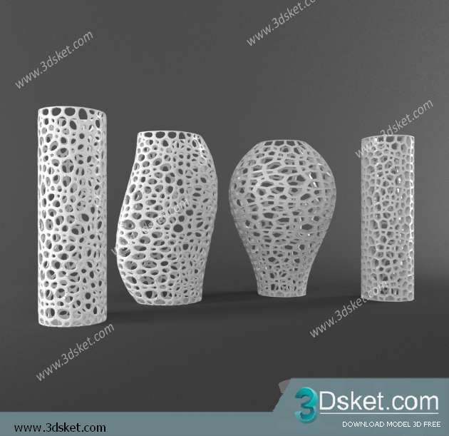 Free Download Vase 3D Model 085