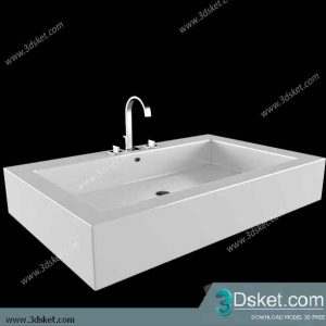 Free Download Wash Basin 3D Model 080