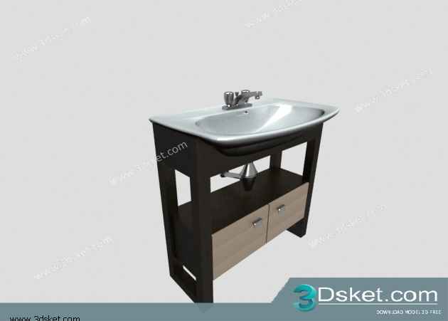 Free Download Wash Basin 3D Model 035