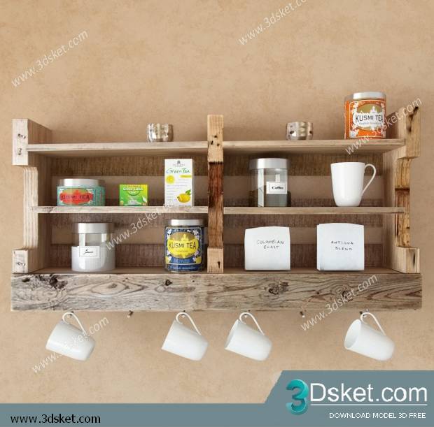 Free Download 3D Models Tableware Kitchen 0104