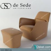 3D Model Arm Chair Free Download 155