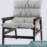 3D Model Arm Chair Free Download 156