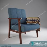 3D Model Arm Chair Free Download 159