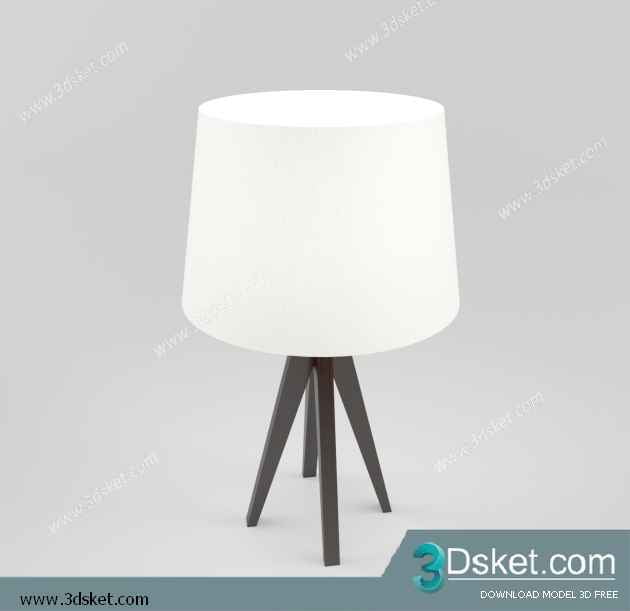 Free Download Table Lamp 3D Model 0169