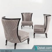 3D Model Arm Chair Free Download 162