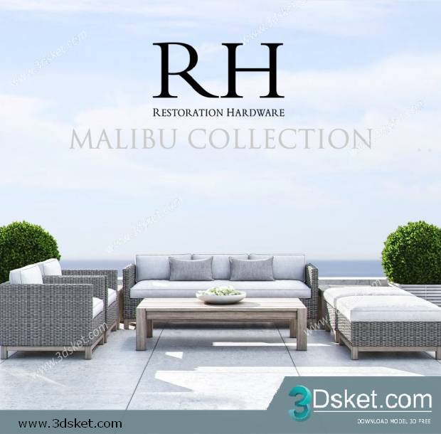 3D Model Sofa Free Download 120