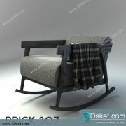 3D Model Arm Chair Free Download 164