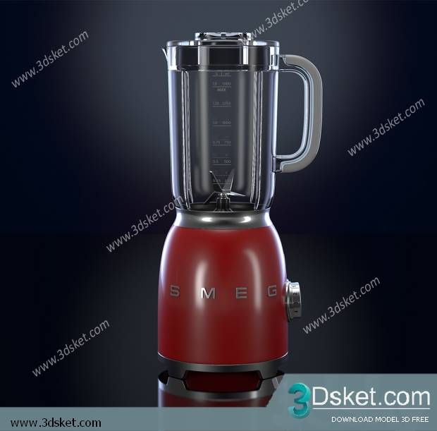 Free Download Kitchen Appliance 3D Model 0114