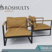 3D Model Arm Chair Free Download 166