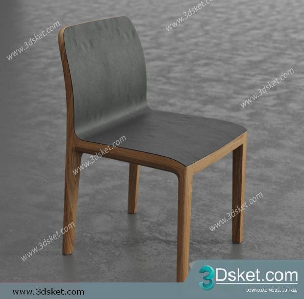 3D Model Chair Free Download 0100