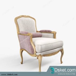 3D Model Arm Chair Free Download 167