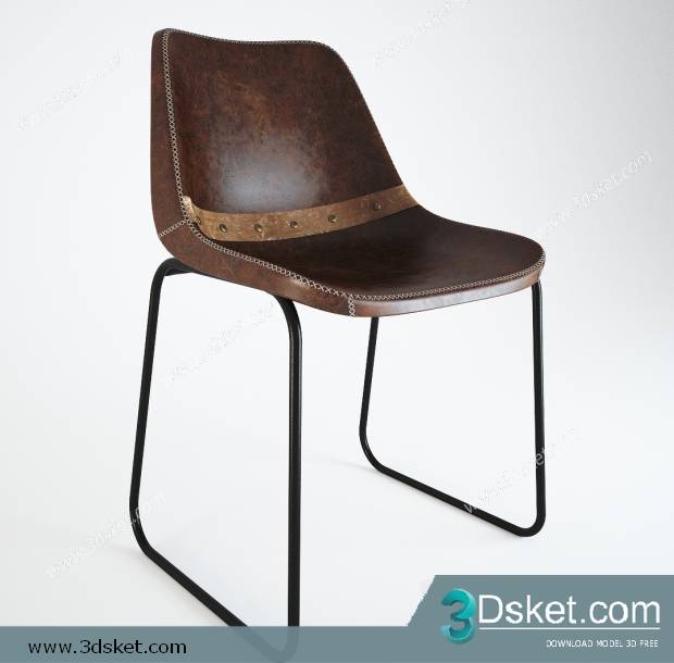3D Model Chair Free Download 0102