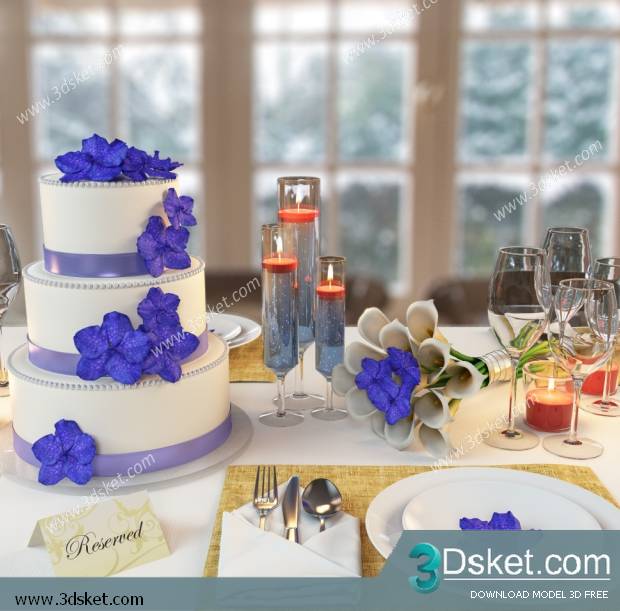 Free Download 3D Models Tableware Kitchen 0107