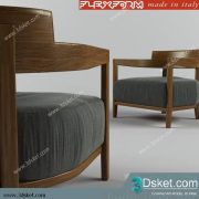 3D Model Arm Chair Free Download 170
