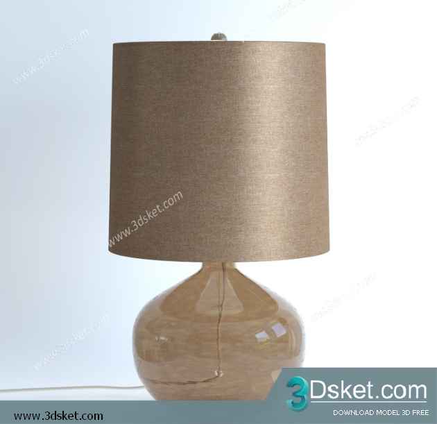 Free Download Table Lamp 3D Model 0170