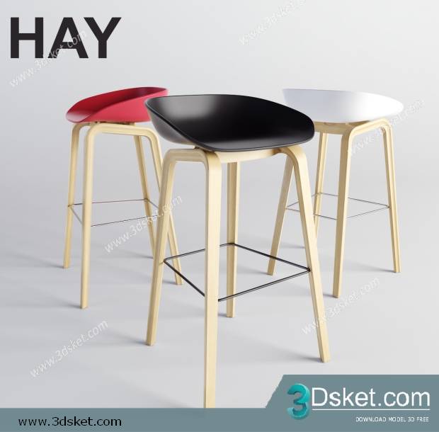 3D Model Chair Free Download 0106