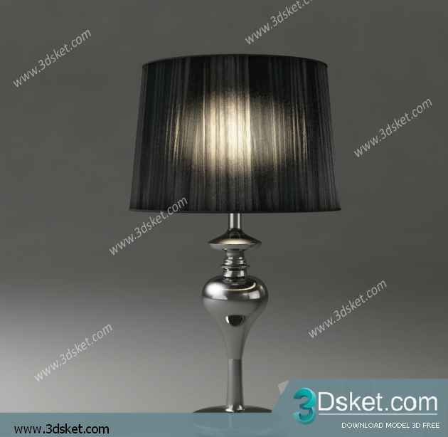 Free Download Table Lamp 3D Model 086