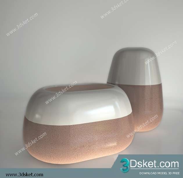 Free Download Vase 3D Model 088