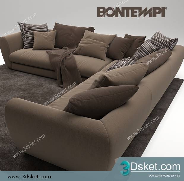 3D Model Sofa Free Download 128