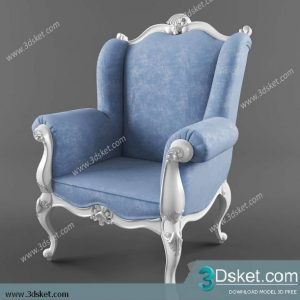 3D Model Arm Chair Free Download 183
