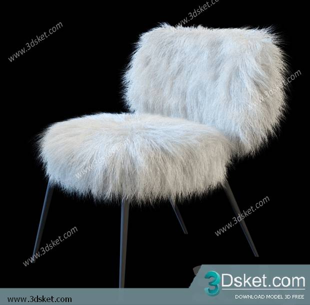 3D Model Arm Chair Free Download 190