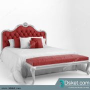 3D Model Bed Free Download Giường 135