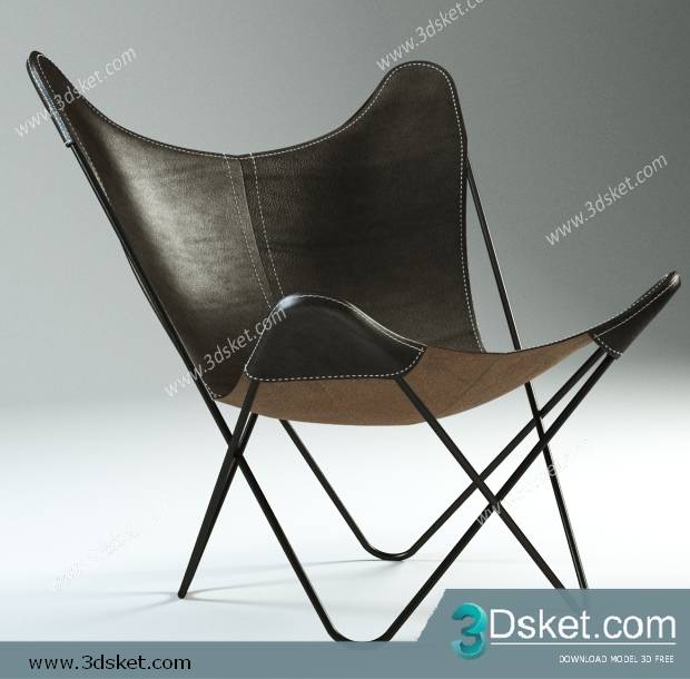 3D Model Chair Free Download 0111