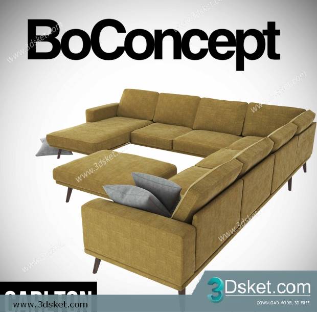 3D Model Sofa Free Download 132
