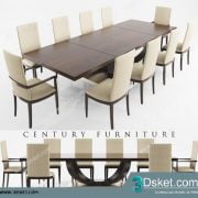3D Model Table Chair Free Download 066
