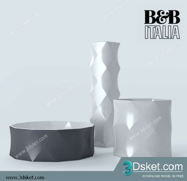 Free Download Vase 3D Model 089