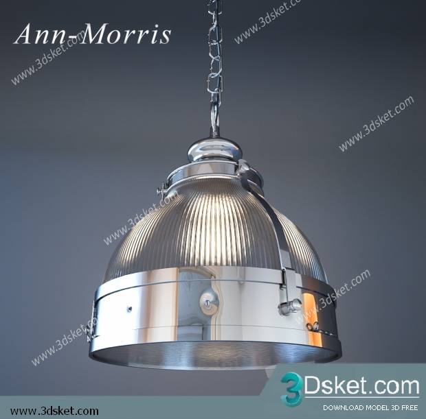 Free Download Ceiling Light 3D Model 0119