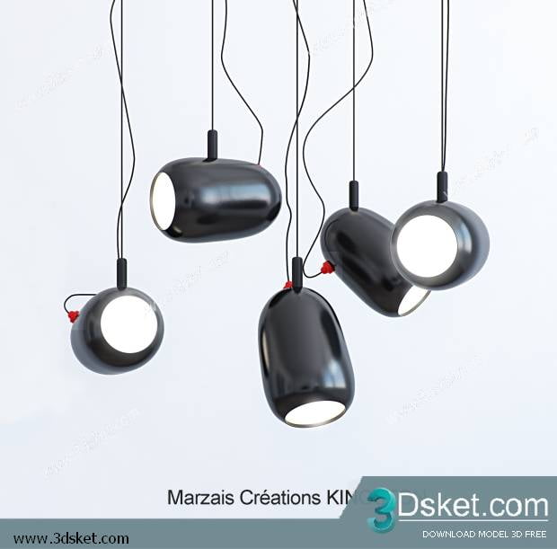 Free Download Ceiling Light 3D Model 0120