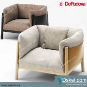 3D Model Arm Chair Free Download 206