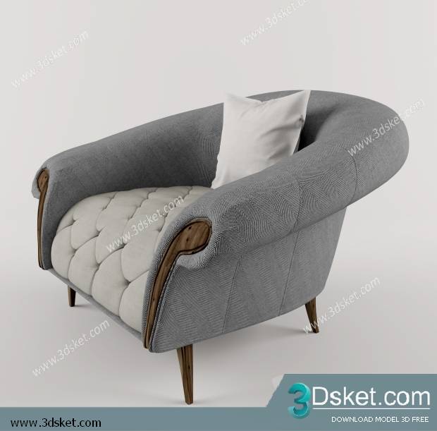 3D Model Arm Chair Free Download 2073D Model Arm Chair Free Download 207