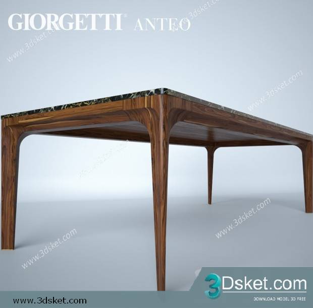 3D Model Table Free Download 0102