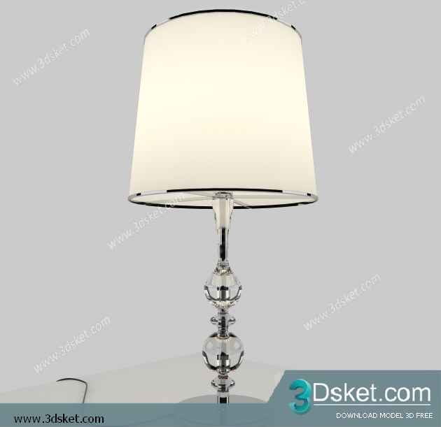 Free Download Table Lamp 3D Model 0173
