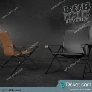 3D Model Arm Chair Free Download 212