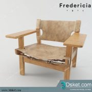 3D Model Arm Chair Free Download 213