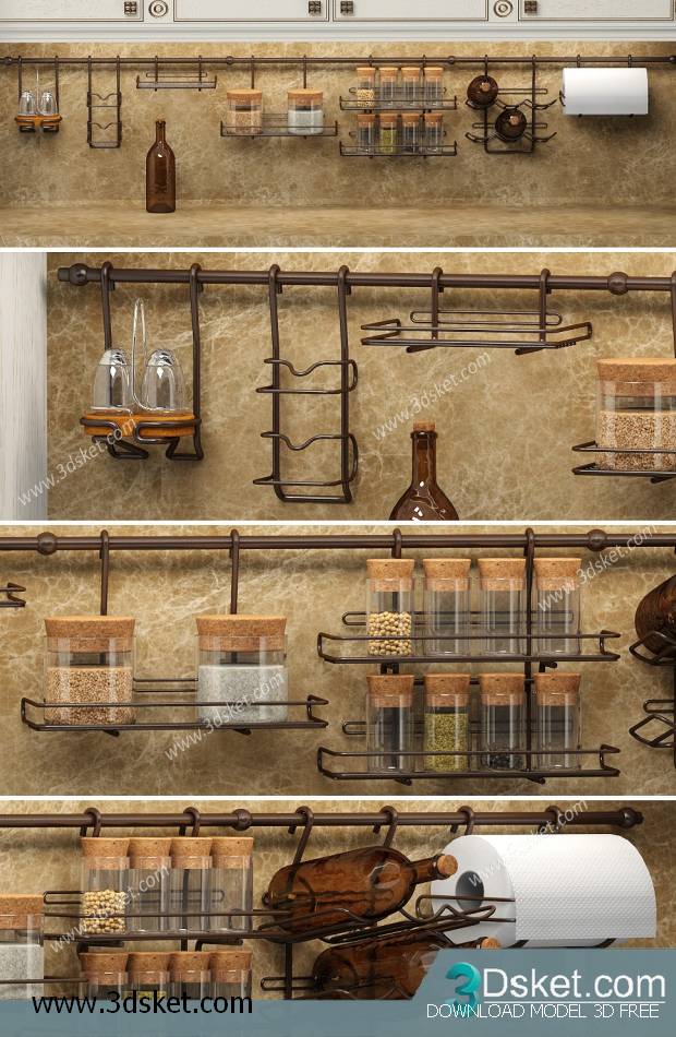 Free Download 3D Models Tableware Kitchen 0109