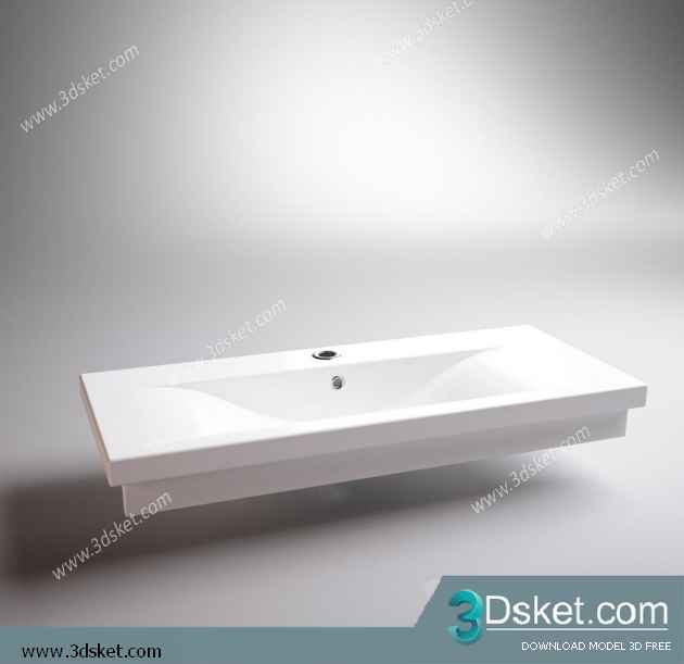 Free Download Wash Basin 3D Model 081