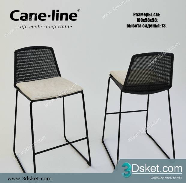 3D Model Chair Free Download 0119